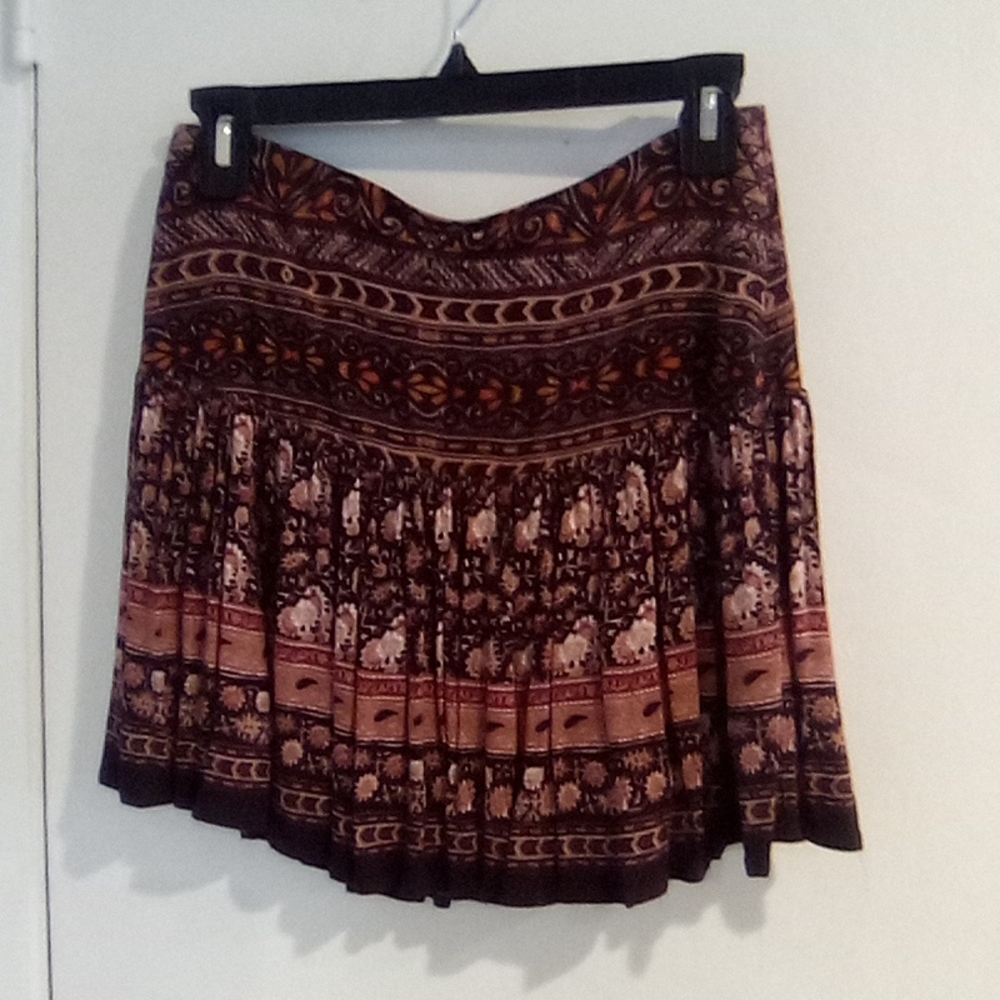 Beautiful Brown Free People Mini Skirt
